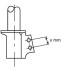 Амортизатор передній Clio II/Symbol 98- (масл) (x=58mm) - (8200059508, 7700434925, 8200030741) KYB 333708 (фото 2)