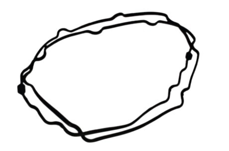 Прокладка клапанної кришки правої, (D4,E1,B3) 4.2 - LAND ROVER LR007652