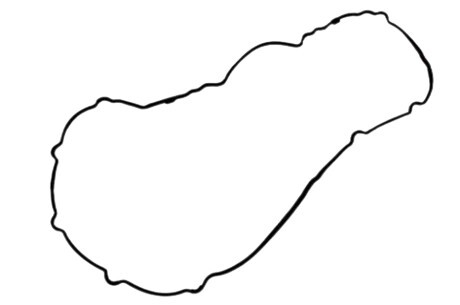 Прокладка клапанної кришки лівої, (D4,E1,B3) 4.2 / - LAND ROVER LR007657