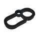 Прокладка левой клапанной крышки средняя RR Vogue L322/L405 / Sport L320/L494 / - LAND ROVER LR014345 (фото 1)