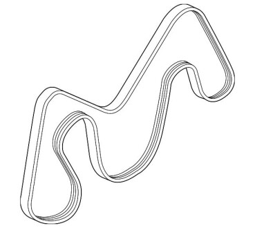 Фото товара Ремінь приводний LAND ROVER LR186378 : Купить на tto.com.ua