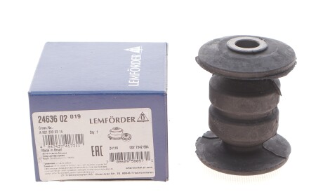 Фото 2 - Сайлентблок рычага LEMFORDER 24636 02 (2463602)