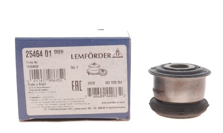 Фото 2 - Сайлентблок подрамника LEMFORDER 25464 01 (2546401)