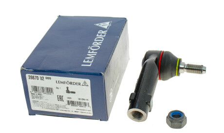 Фото 3 - Рулевой наконечник LEMFORDER 26670 02 (2667002)