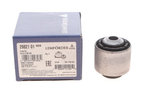 Фото 2 - Сайлентблок важеля LEMFORDER 2982101