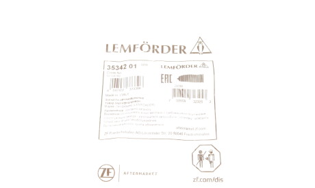 Фото 2 - Рульова рейка та кріплення LEMFORDER 35342 01 (3534201)