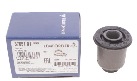 Фото 2 - Сайлентблок рычага LEMFORDER 37651 01 (3765101)