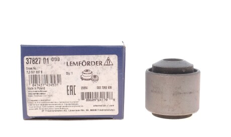 Фото 2 - Сайлентблок рычага LEMFORDER 37827 01 (3782701)