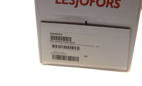 Фото 6 - Пружина підвіски LESJOFORS 4008463