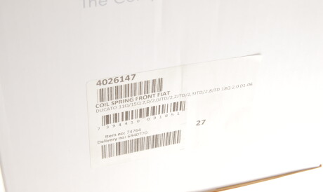 Фото 2 - Пружина подвески LESJOFORS 4026147