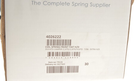 Фото 2 - Пружина підвіски LESJOFORS 4026222