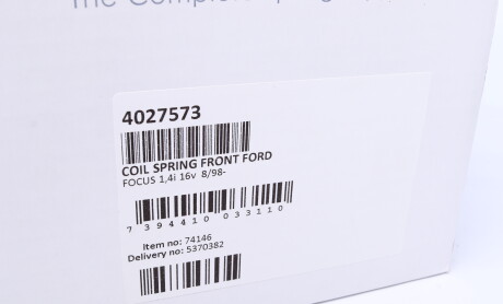 Фото 6 - Пружина підвіски LESJOFORS 4027573