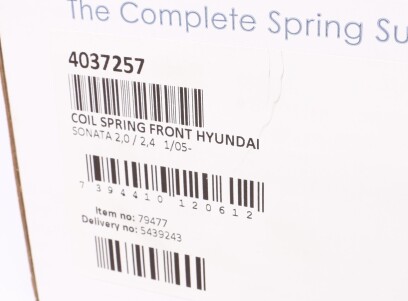 Фото 6 - Пружина підвіски LESJOFORS 4037257