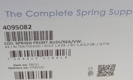 Фото 6 - Пружина підвіски LESJOFORS 4095082