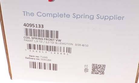 Фото 3 - Пружина подвески LESJOFORS 4095133