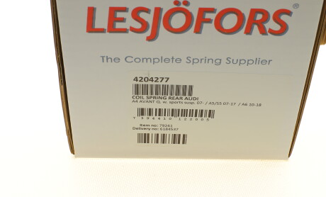 Фото 6 - Пружина підвіски LESJOFORS 4204277