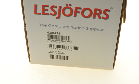 Фото 6 - Пружина підвіски LESJOFORS 4204288