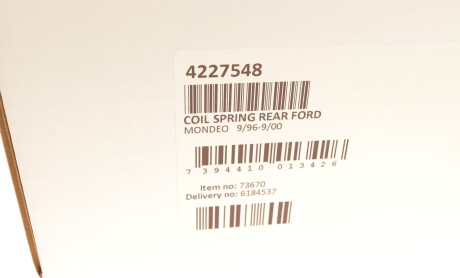 Фото 7 - Пружина підвіски LESJOFORS 4227548