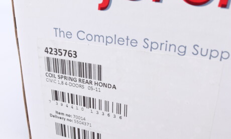 Фото 6 - Пружина подвески LESJOFORS 4235763