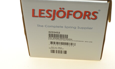 Фото 6 - Пружина підвіски LESJOFORS 4255452