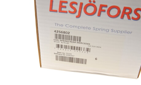 Фото 6 - Пружина подвески LESJOFORS 4256802