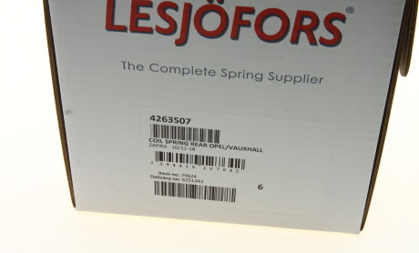 Фото 6 - Пружина подвески LESJOFORS 4263507