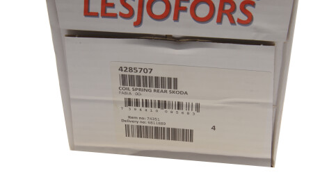 Фото 4 - Пружина підвіски LESJOFORS 4285707