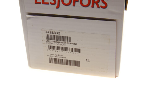 Фото 6 - Пружина подвески LESJOFORS 4288332