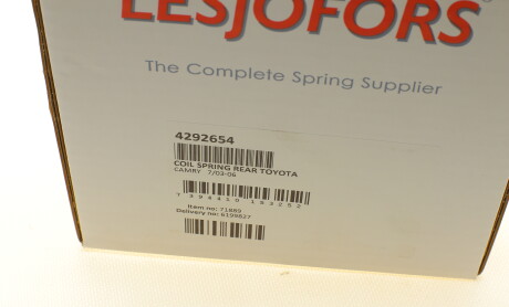 Фото 6 - Пружина подвески LESJOFORS 4292654