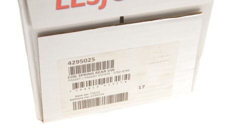 Фото 2 - Пружина подвески LESJOFORS 4295025