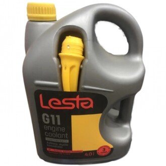 Антифриз-концентрат G11 Engine Coolant Concentrate -80°C жовтий, 4л - LESTA L004075G11Y