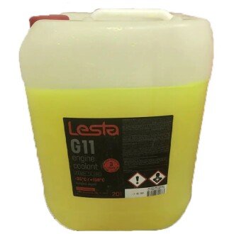 Антифриз G11 Engine Coolant -35°C жовтий, 20л - LESTA L020035G11Y (фото 1)