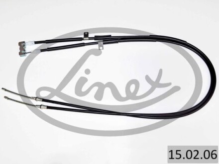 Фото 2 - Трос ручного тормоза LINEX 150206