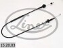 LINKA GAZU FORD FIESTA 1,1 89- - (6168454, 89FB9C799CB) LINEX 15.20.03 (фото 1)