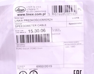 Фото 2 - Тросик спидометра LINEX 153006