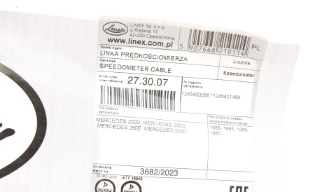 Фото 2 - Трос спідометра LINEX 27.30.07 (273007)