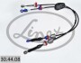 Cable, manual transmission - (34413JD200, 34413JD20A, 34413JD21A) LINEX 304408 (фото 2)