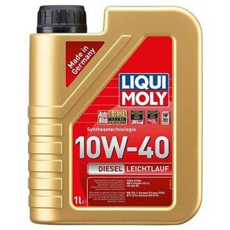 Моторное масло Diesel Leichtlauf 10W-40, 1 л (21314) - LIQUI MOLY 1386