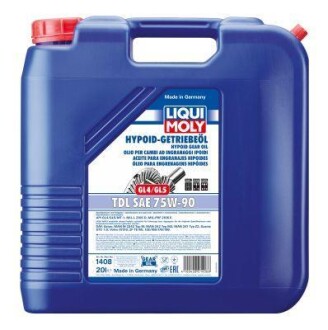 Трансмиссионное масло TDL GL-4 GL-5 MT-1 75W-90 полусинтетическое 20 л - LIQUI MOLY 1408