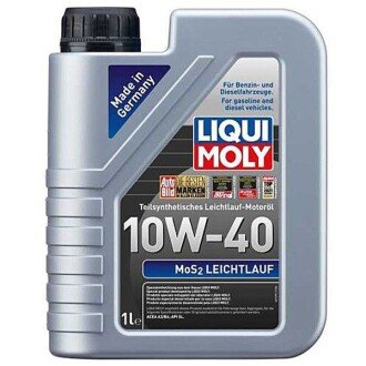 Моторна олива Leichtlauf MoS2 10W-40, 1 л (2626) - LIQUI MOLY 1930 (фото 1)