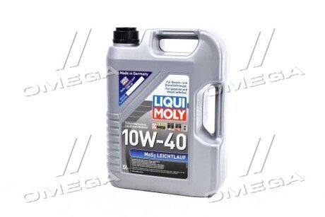 Моторна олива MoS2 Leichtlauf 10W-40 5л напівсинтетика з молібденом - LIQUI MOLY 1931/2184