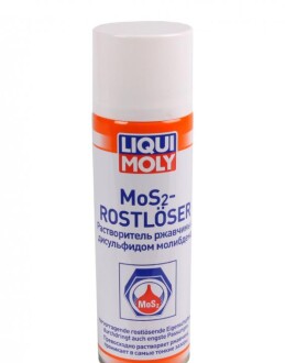 Розчинник іржі з дисульфідом молібдену MoS2 Rostloser (/1614) 300мл - LIQUI MOLY 1986