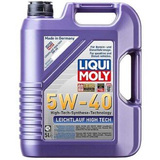 Моторное масло Leichtlauf High Tech 5W-40, 5 л (2328) - LIQUI MOLY 20668