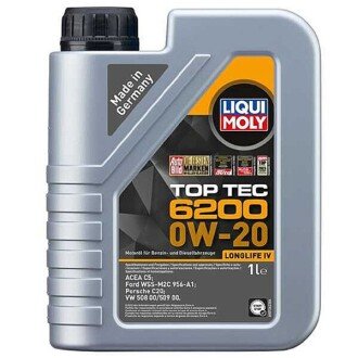 Моторное масло Top Tec 6200 0W-20, 1 л - LIQUI MOLY 20787