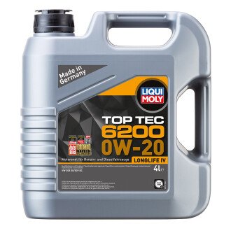 Моторное масло Top Tec 6200 0W-20, 4 л - LIQUI MOLY 20788