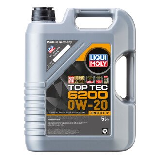 Моторна олива Top Tec 6200 0W-20, 5 л - LIQUI MOLY 20789