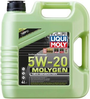 Моторна олива Molygen New Generation 5W-20, 4 л - LIQUI MOLY 20798