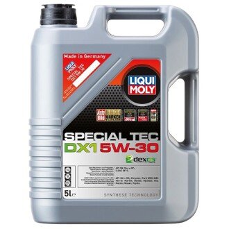 Моторное масло Special Tec DX1 5W-30, 5 л (20969) - LIQUI MOLY 209691