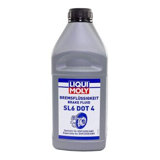 Жидкость тормозная ДОТ 4 Bremsflüssigkeit SL6 DOT 4 1л - LIQUI MOLY 21168 (фото 1)