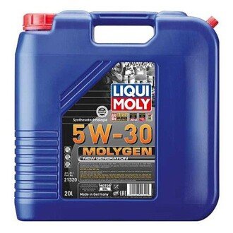 Моторное масло Molygen New Generation 5W-30, 20 л - LIQUI MOLY 21320 (фото 1)